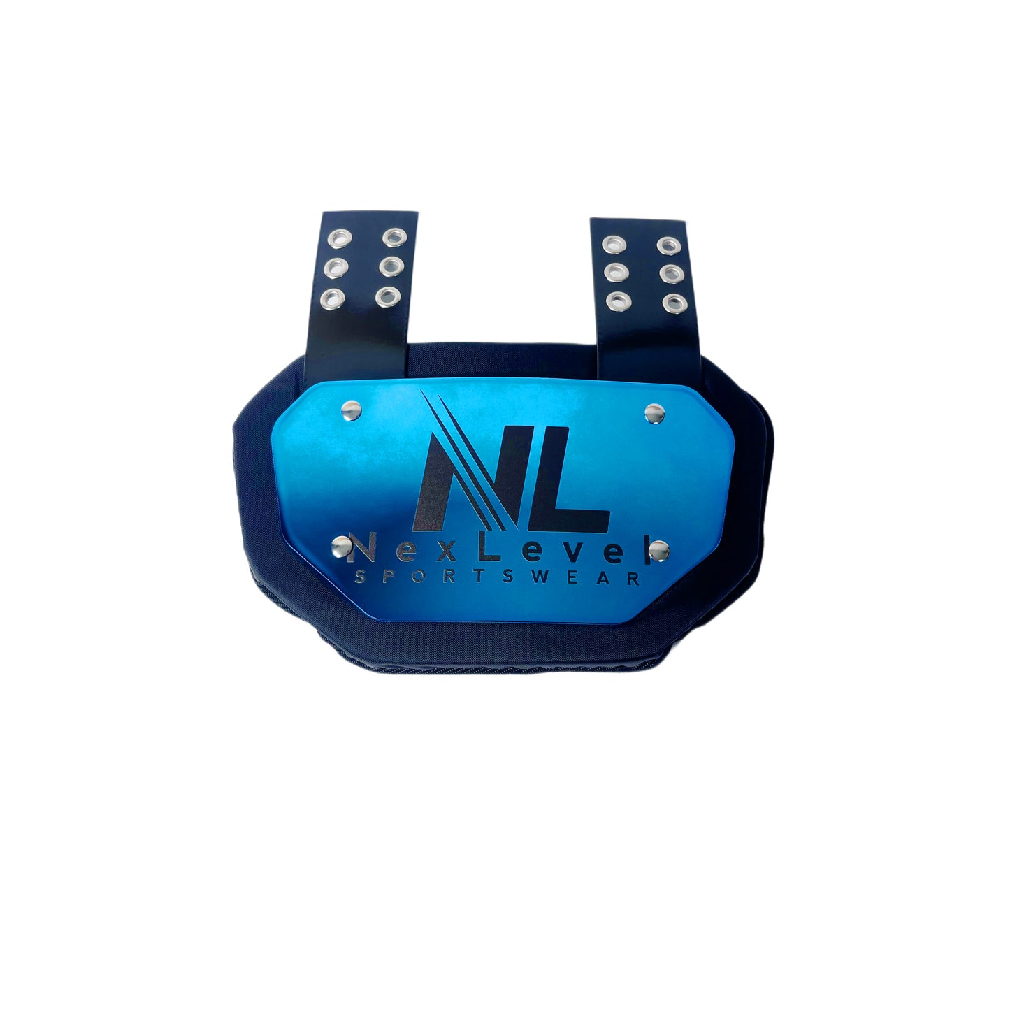 NexLevel Sportswear Football Backplate Blue