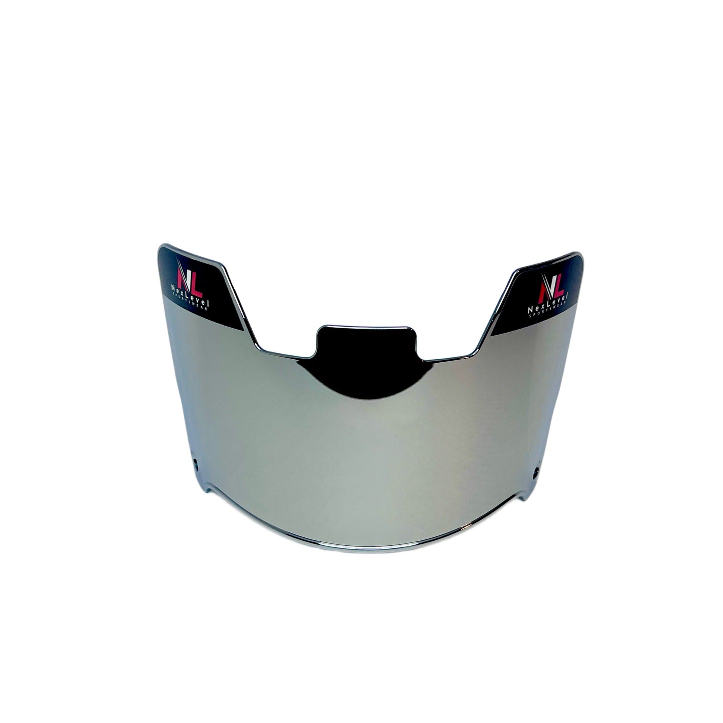 NexLevel Sportswear Football Visor Silver