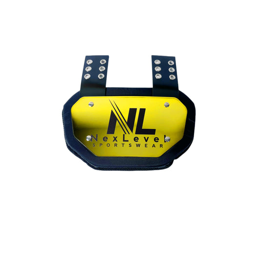 NexLevel Sportswear Football Backplate Gold