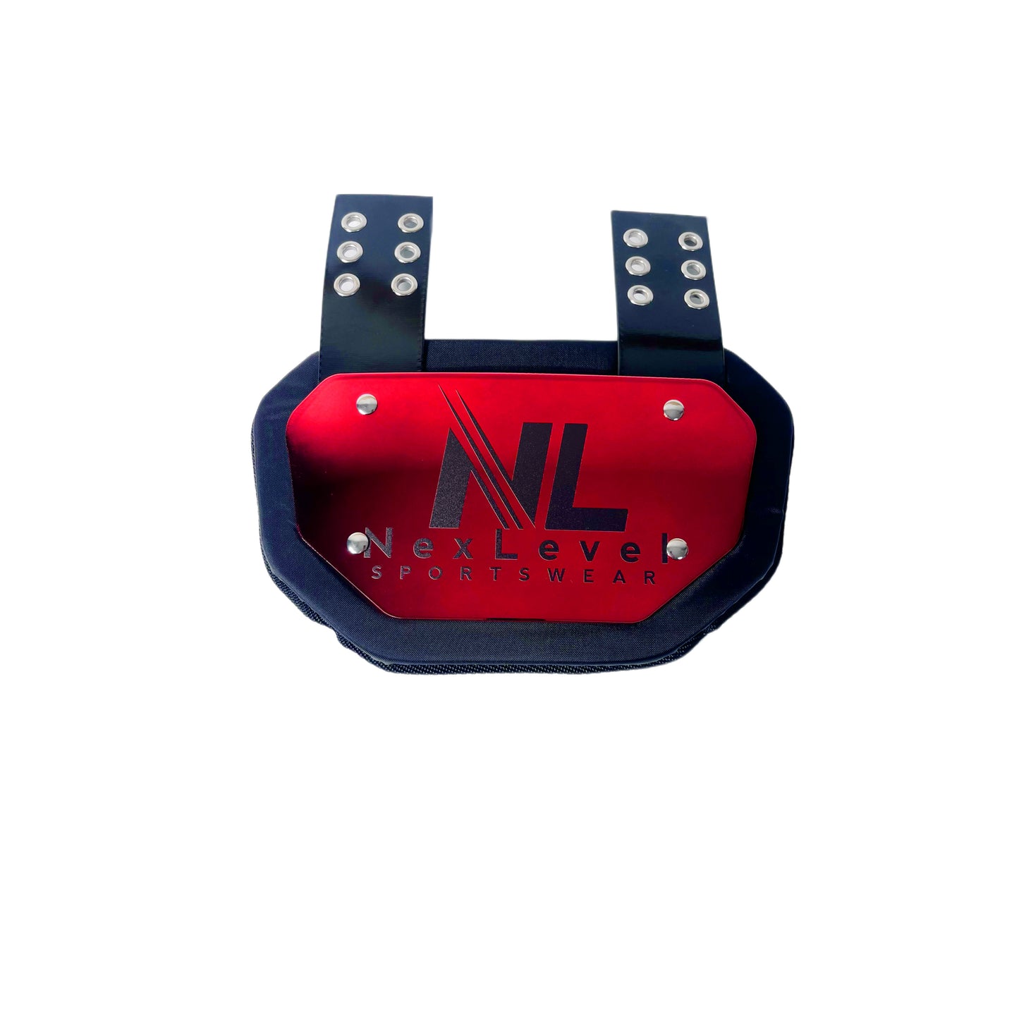 NexLevel Sportswear Football Backplate Red