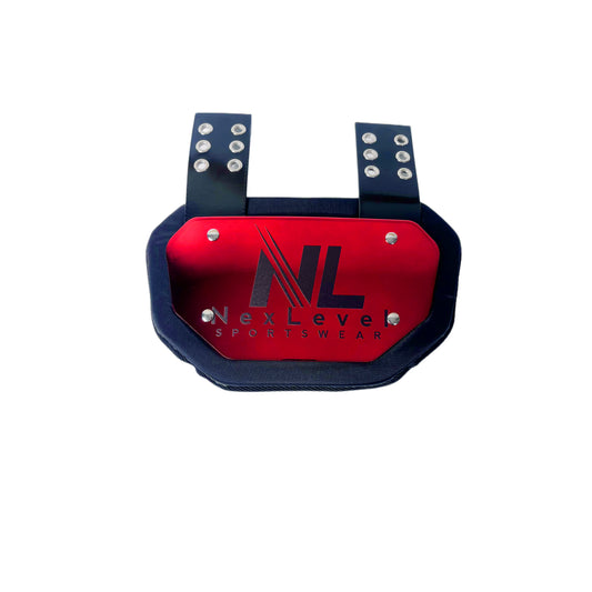 NexLevel Sportswear Football Backplate Red