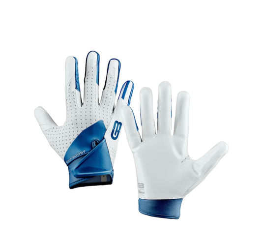 Grip Boost Stealth 5.0 Dual Color Football Gloves Pro Elite White/Navy