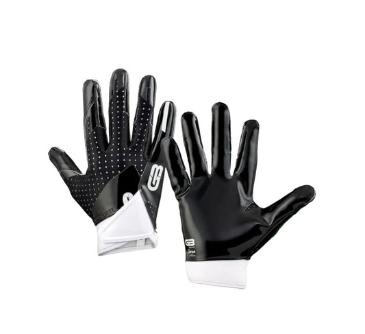 Grip Boost Stealth Solid Color Football Gloves Pro Elite Black/White