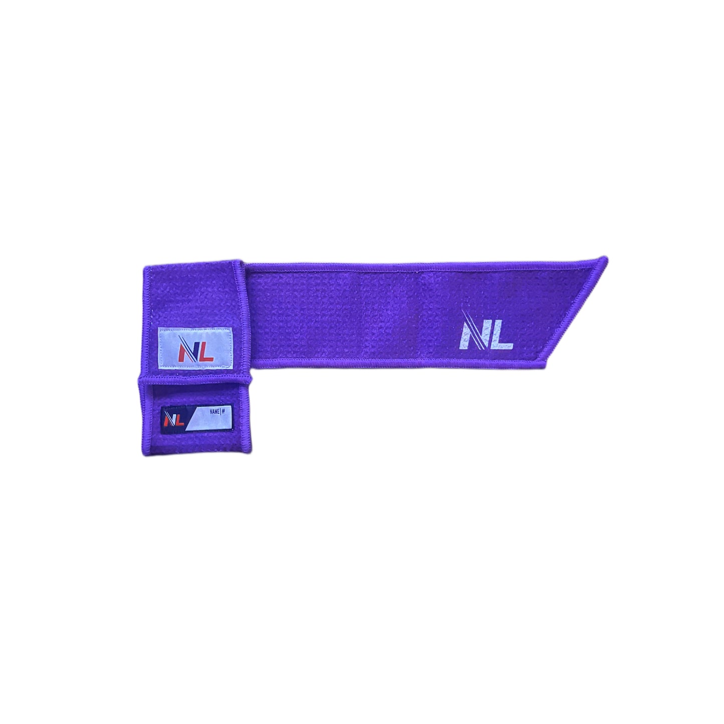 NexLevel Sportswear Football Towel Purple