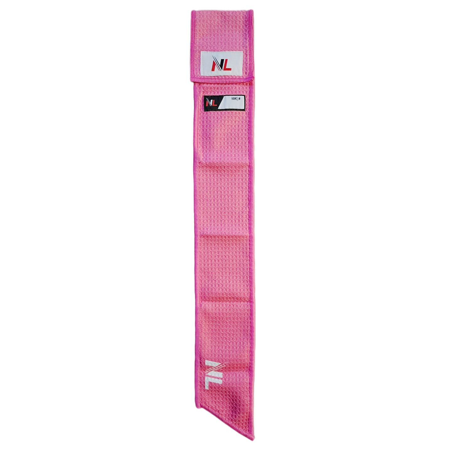 NexLevel Sportswear Football Towel Pink