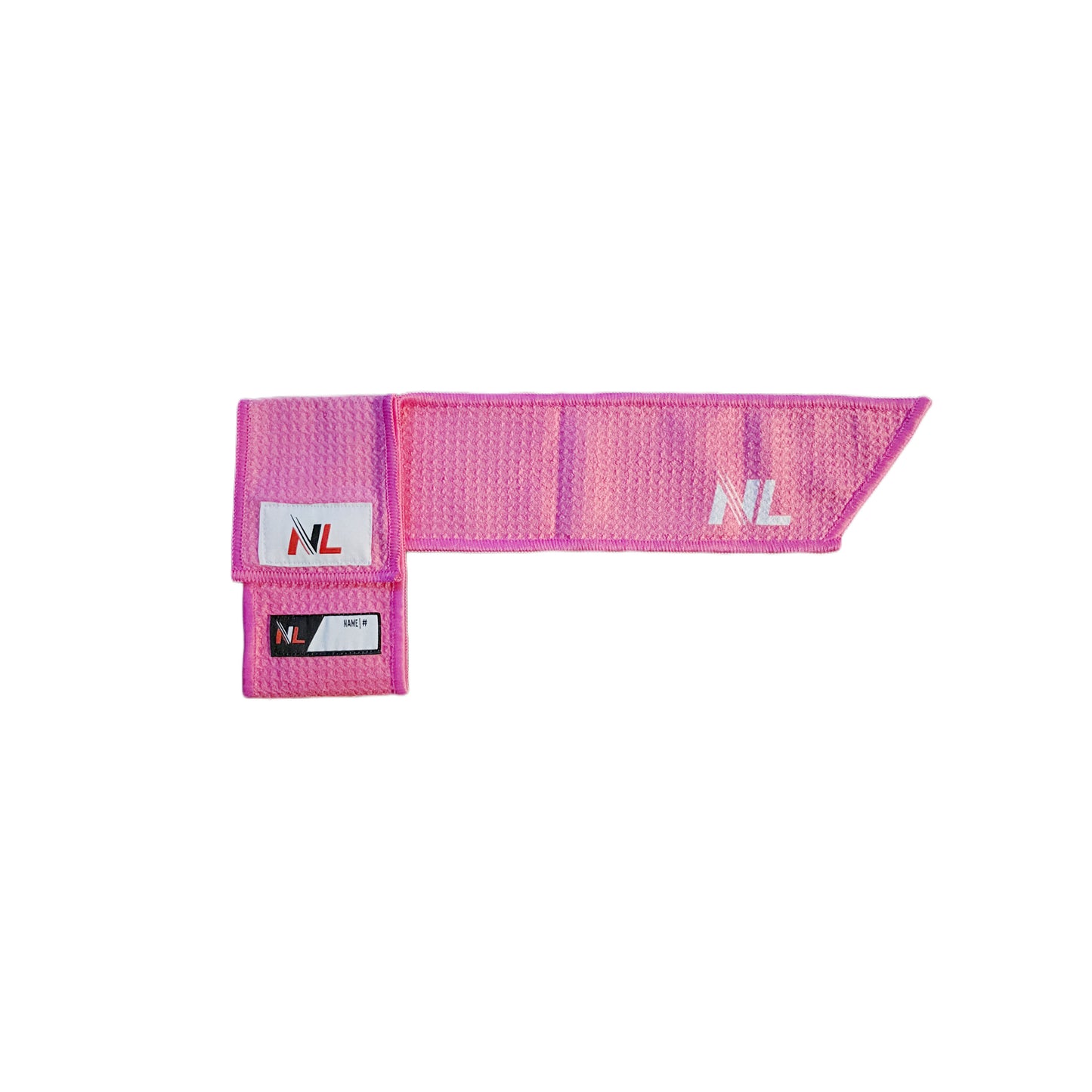 NexLevel Sportswear Football Towel Pink