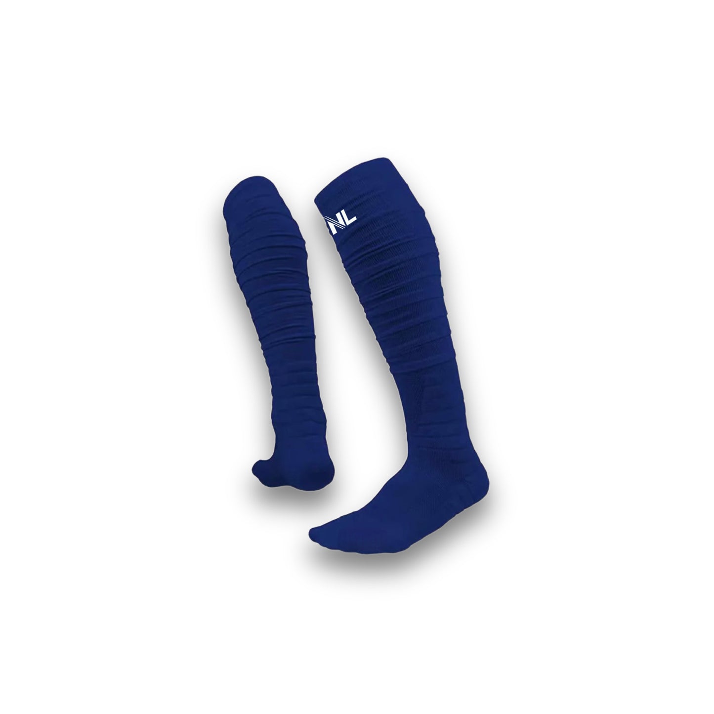 NexLevel Sportswear Padded Scrunch Socks Blue