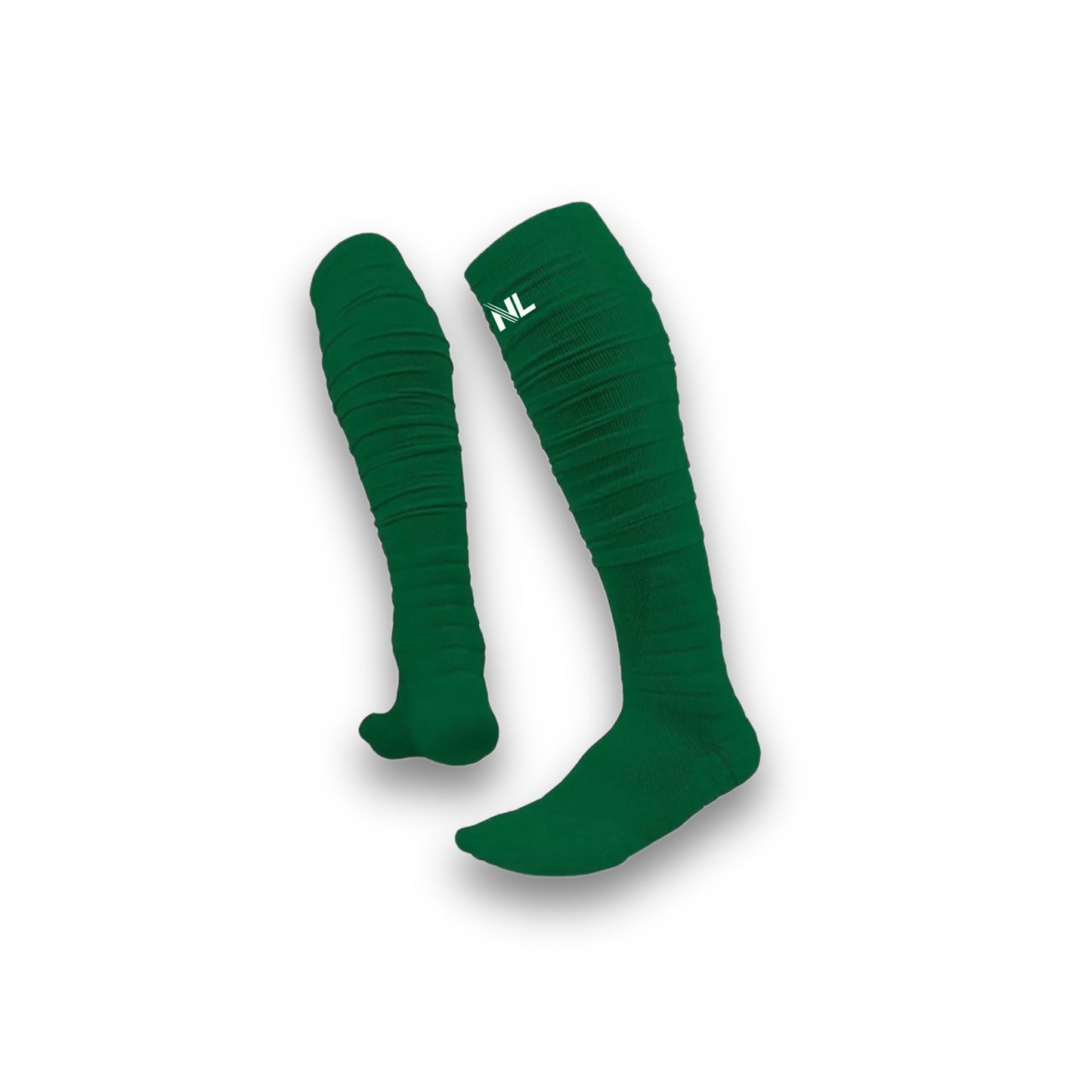 NexLevel Sportswear Padded Scrunch Socks Green