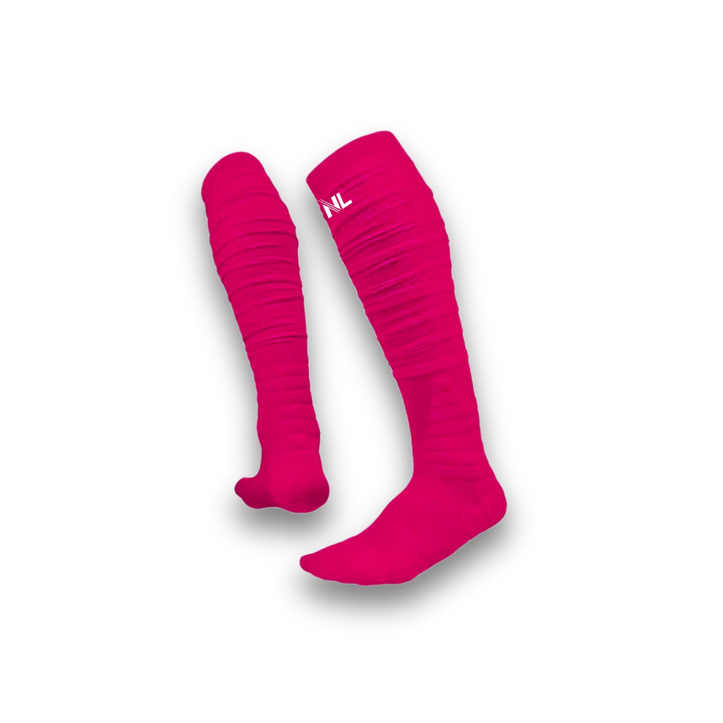 NexLevel Sportswear Padded Scrunch Socks Pink