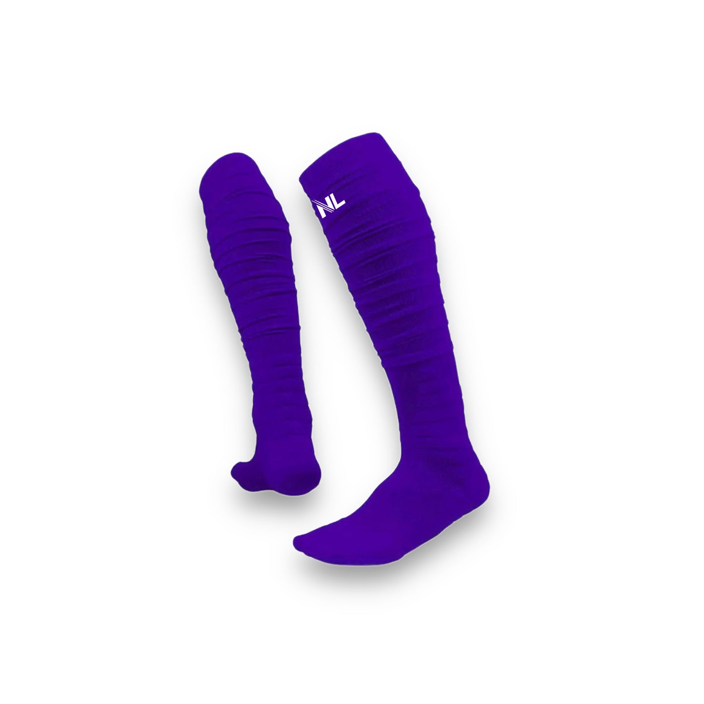 NexLevel Sportswear Padded Scrunch Socks Purple