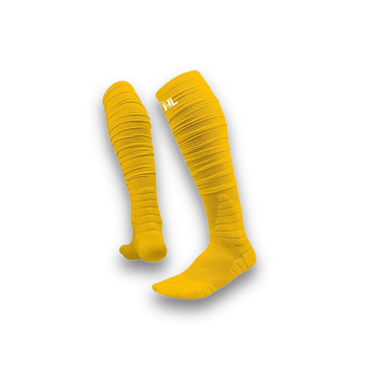 NexLevel Sportswear Padded Scrunch Socks Yellow